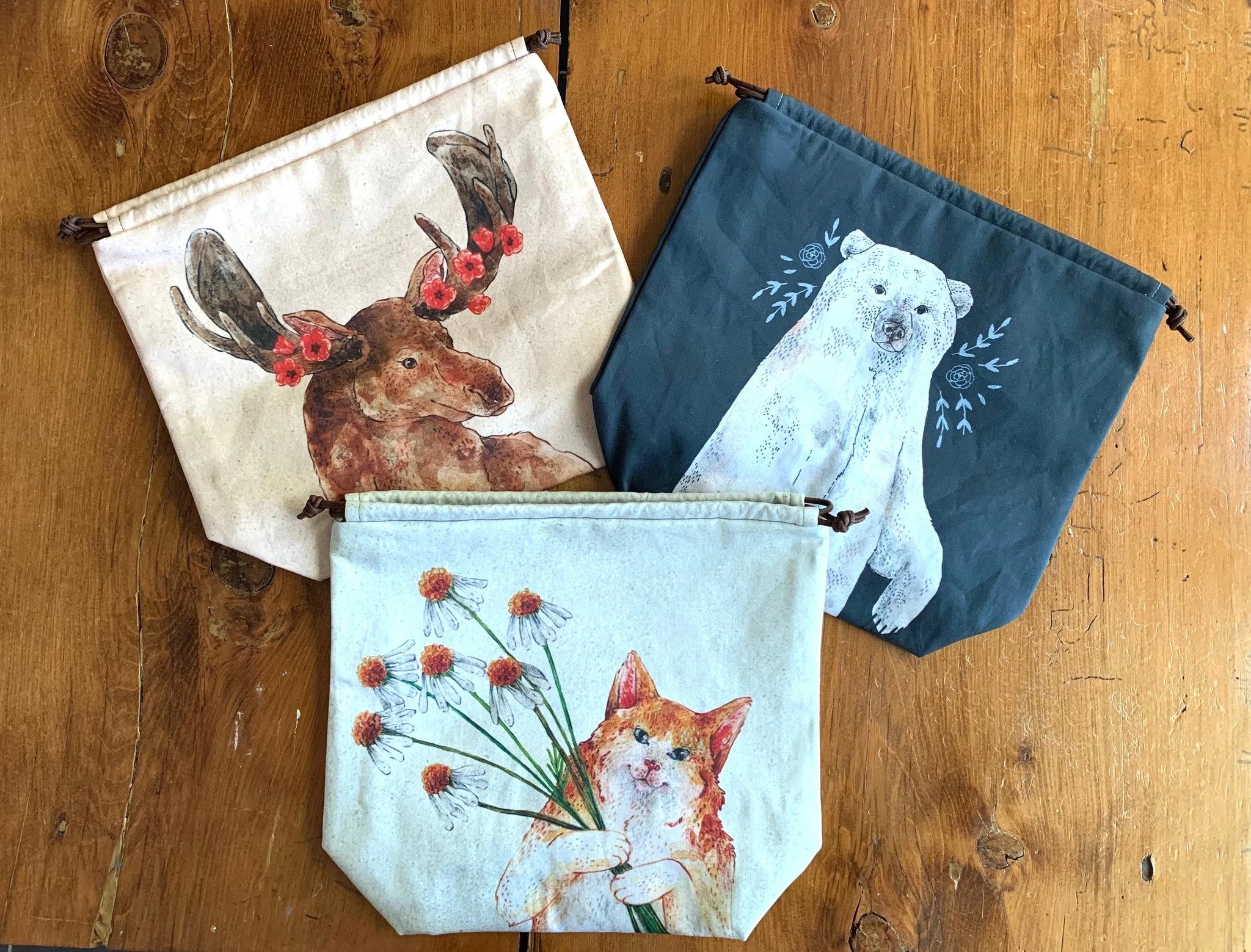 The Blue Rabbit House - Project Bags - Farm to Cable Yarns