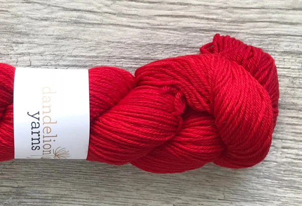 Dandelion Yarns Rosy Sport - Farm to Cable Yarns