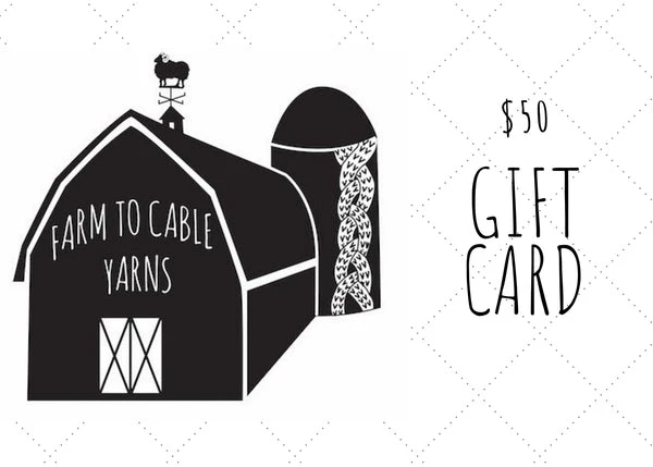 Gift Card - Farm to Cable Yarns