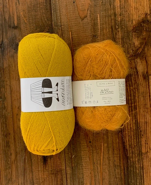 Paloma Sweater Kits - Mondim + Le Petit Silk & Mohair - Farm to Cable Yarns