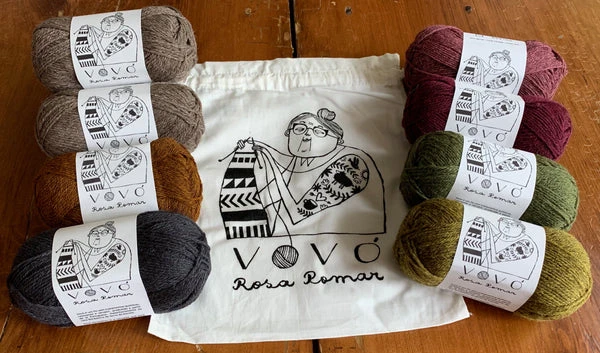 Lamimi Shawl Kit - Vovó - Farm to Cable Yarns