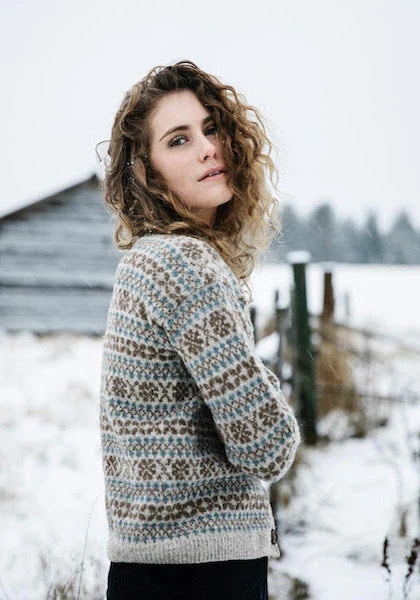 Marit Sweater Kits - Tukuwool Fingering and Laine Issue 7 - Farm to Cable Yarns