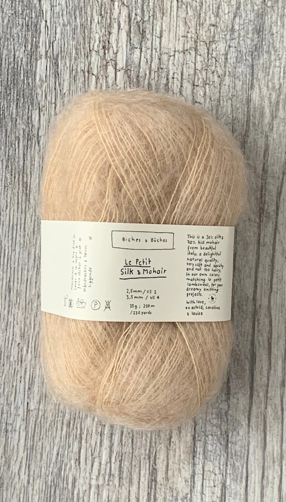 BICHES & BÛCHES - LE PETIT SILK & MOHAIR - Farm to Cable Yarns