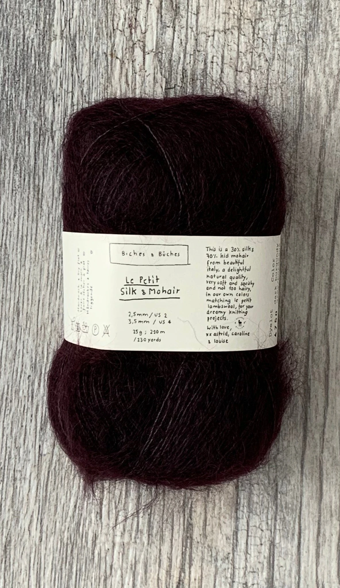 BICHES & BÛCHES - LE PETIT SILK & MOHAIR - Farm to Cable Yarns