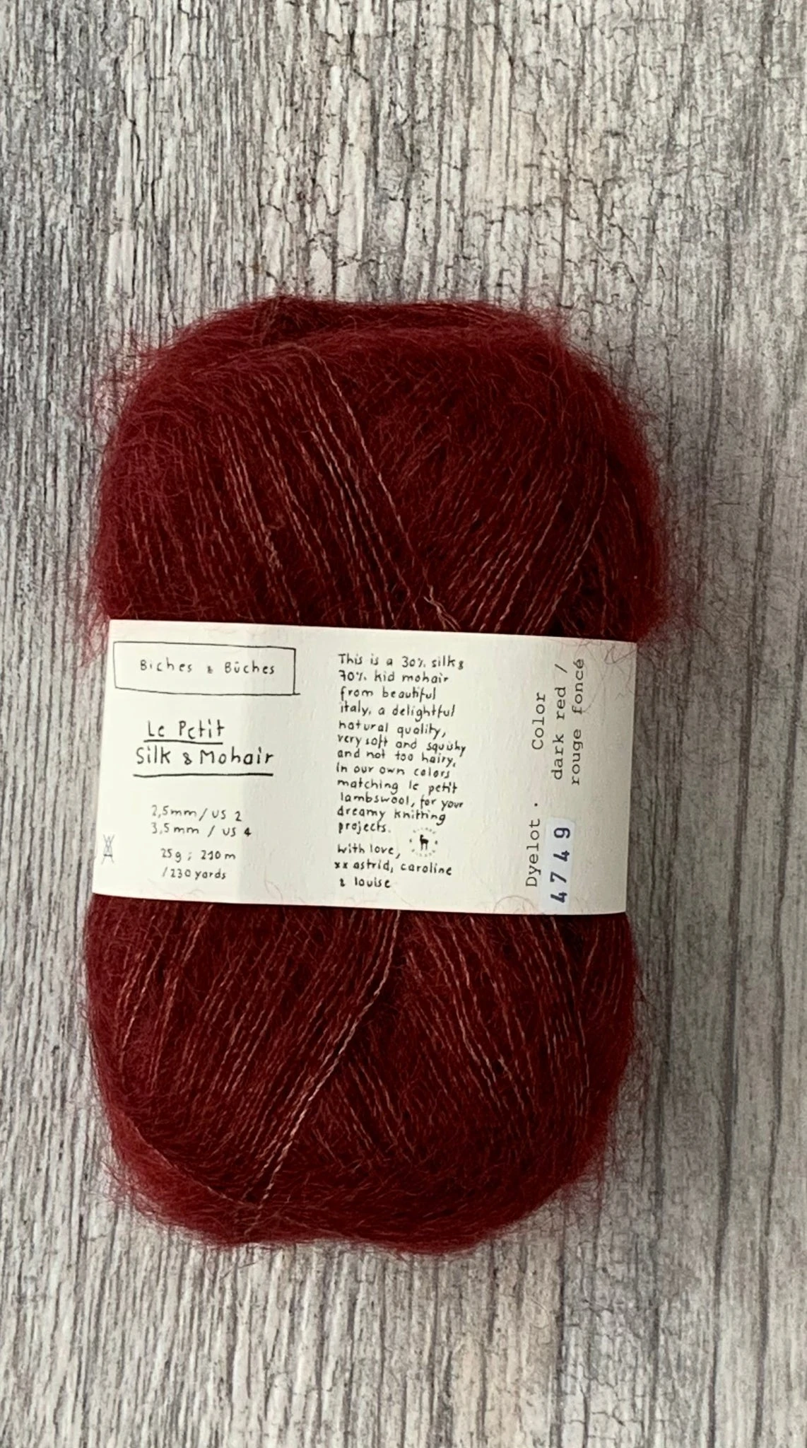 BICHES & BÛCHES - LE PETIT SILK & MOHAIR - Farm to Cable Yarns