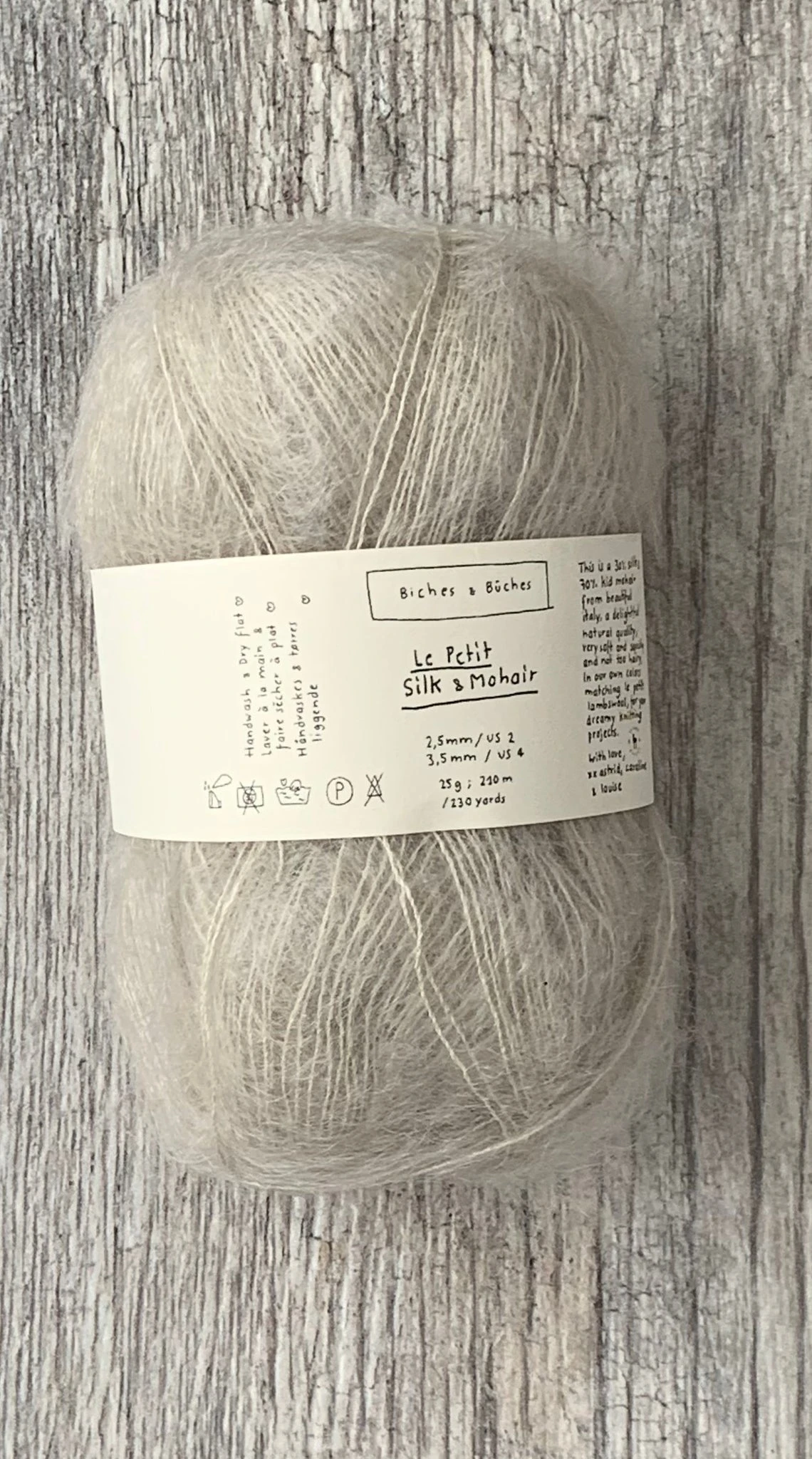 BICHES & BÛCHES - LE PETIT SILK & MOHAIR - Farm to Cable Yarns