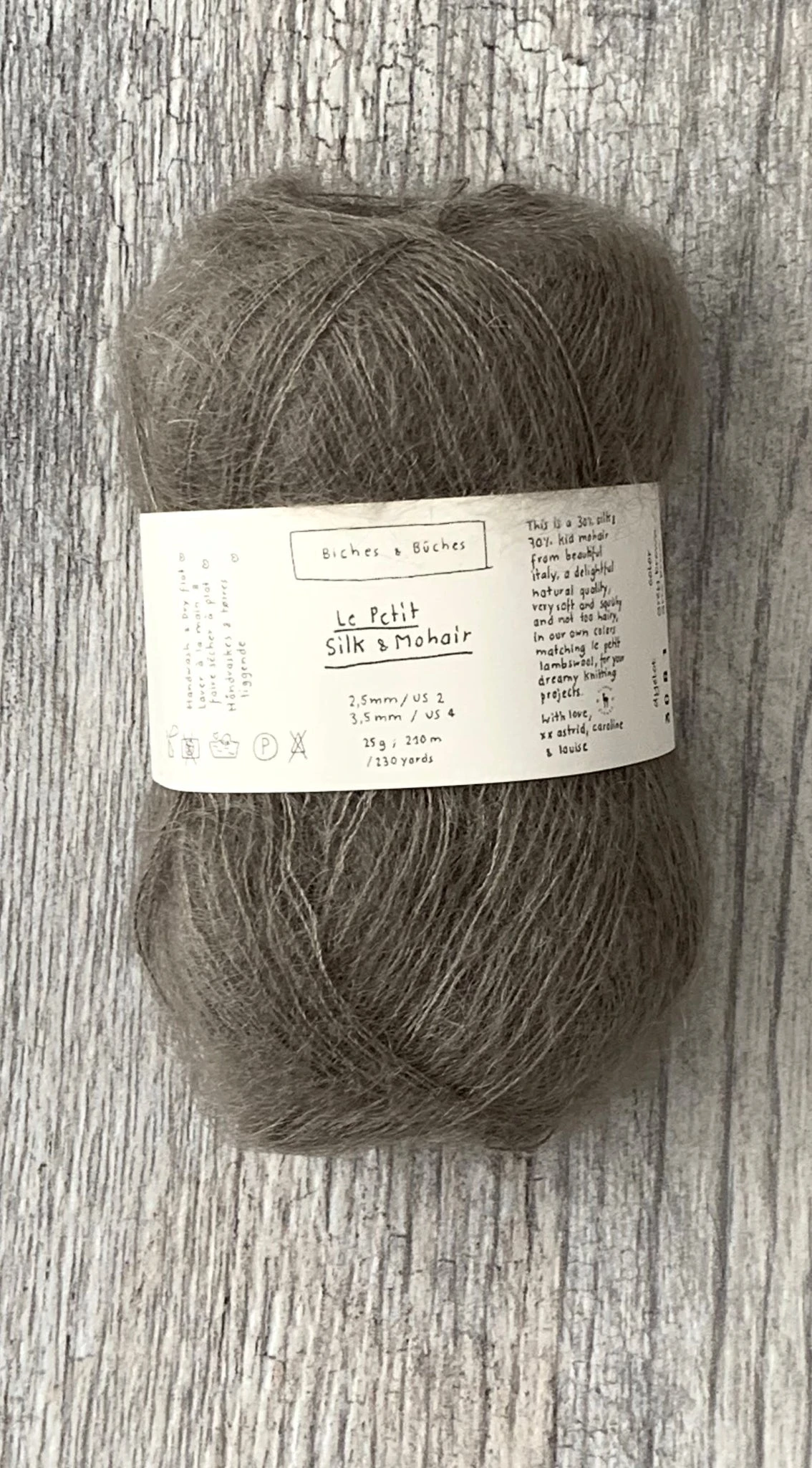 BICHES & BÛCHES - LE PETIT SILK & MOHAIR - Farm to Cable Yarns