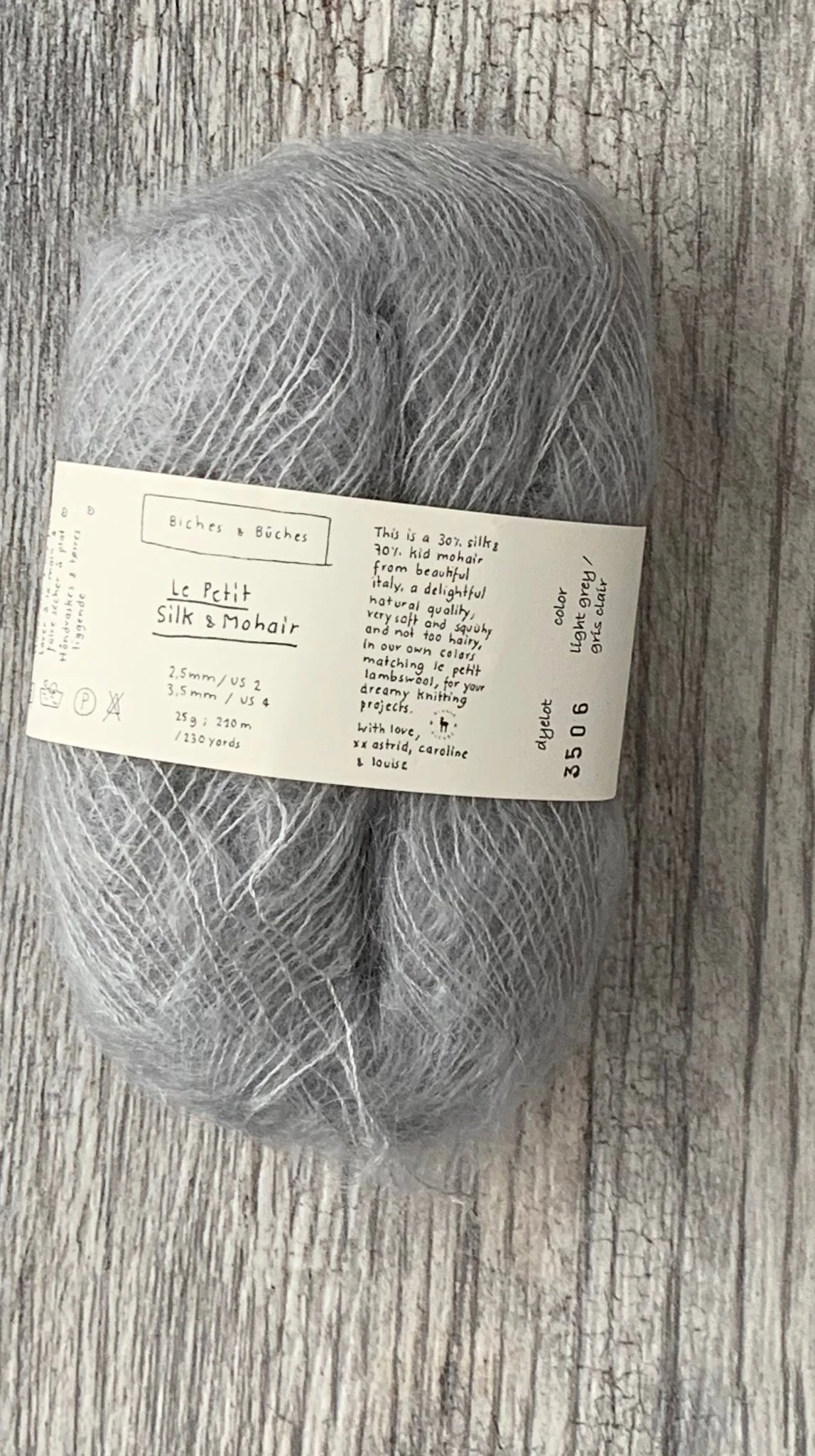 BICHES & BÛCHES - LE PETIT SILK & MOHAIR - Farm to Cable Yarns