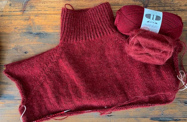 Paloma Sweater Kits - Mondim + Le Petit Silk & Mohair - Farm to Cable Yarns
