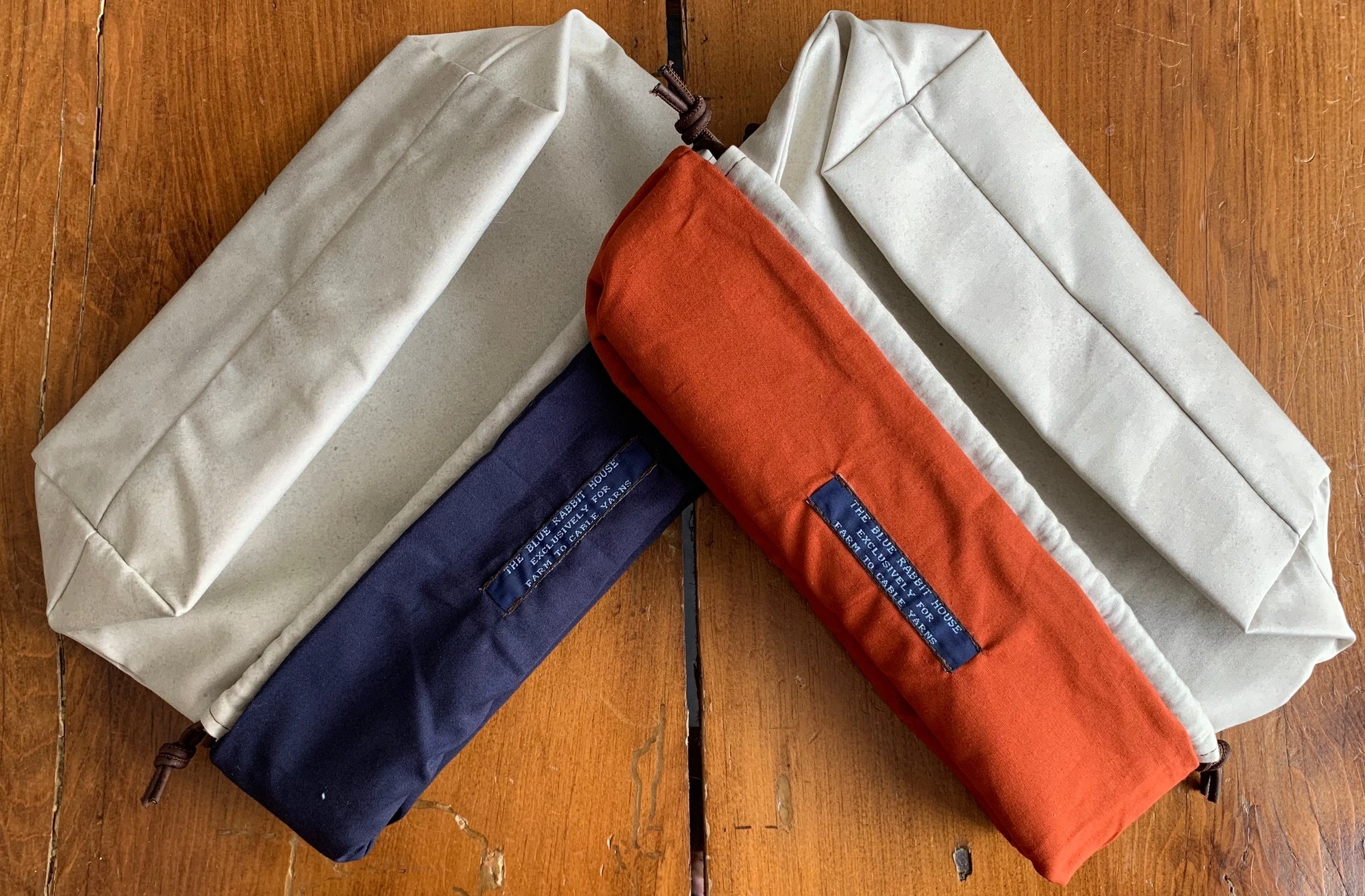 The Blue Rabbit House - Project Bags - Farm to Cable Yarns