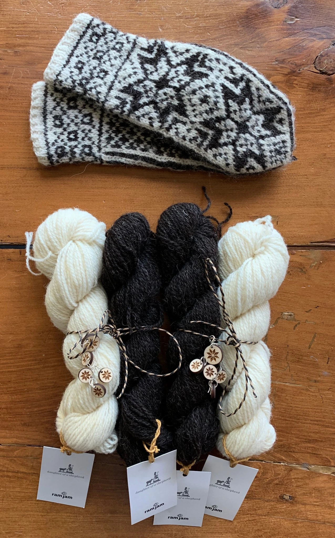 Selbu Mitten Kits (Ram Jam) - Farm to Cable Yarns