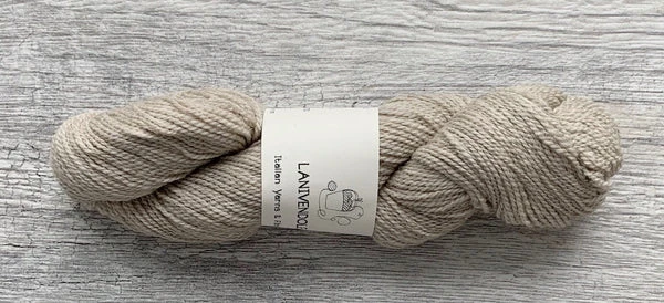 skein of light beige cashmere heavenly blend yarn