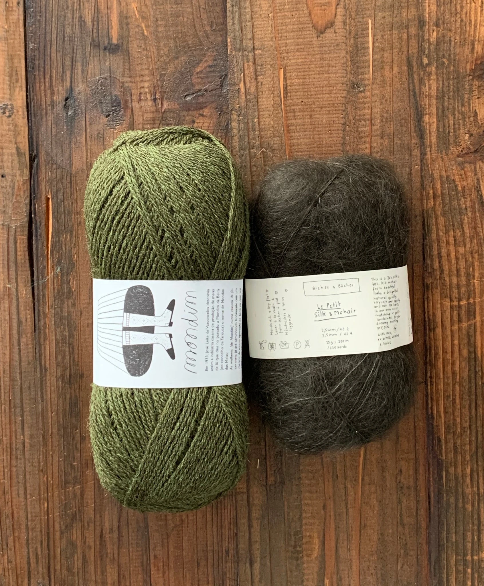 Paloma Sweater Kits - Mondim + Le Petit Silk & Mohair - Farm to Cable Yarns