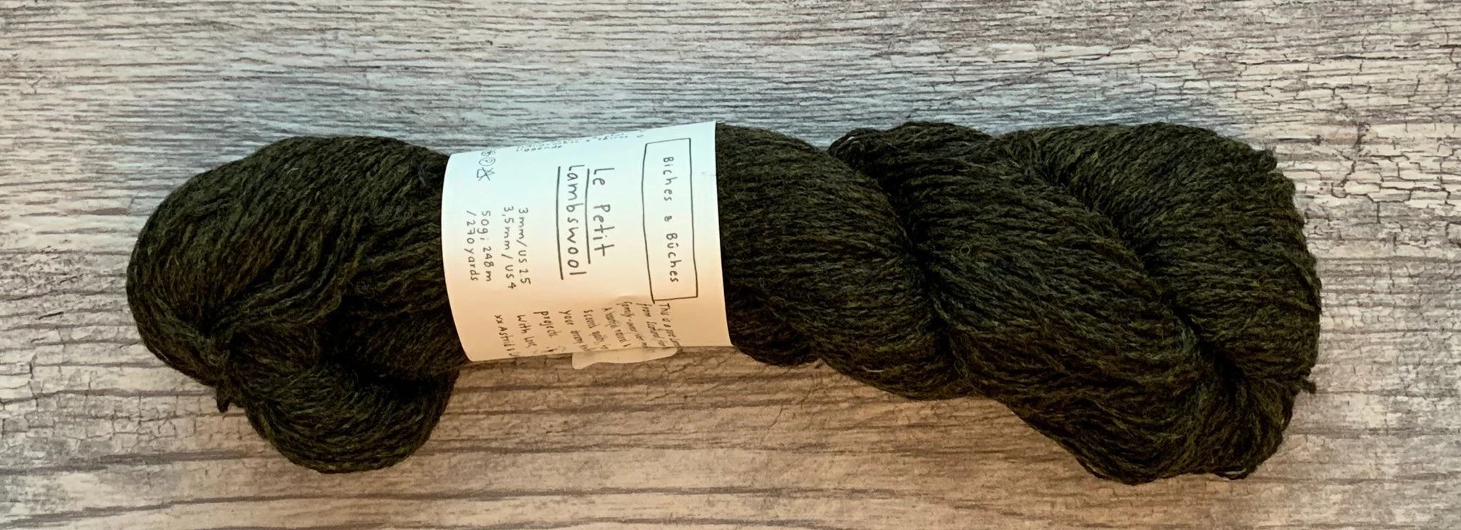 BICHES & BÛCHES - LE PETIT LAMBSWOOL - Farm to Cable Yarns