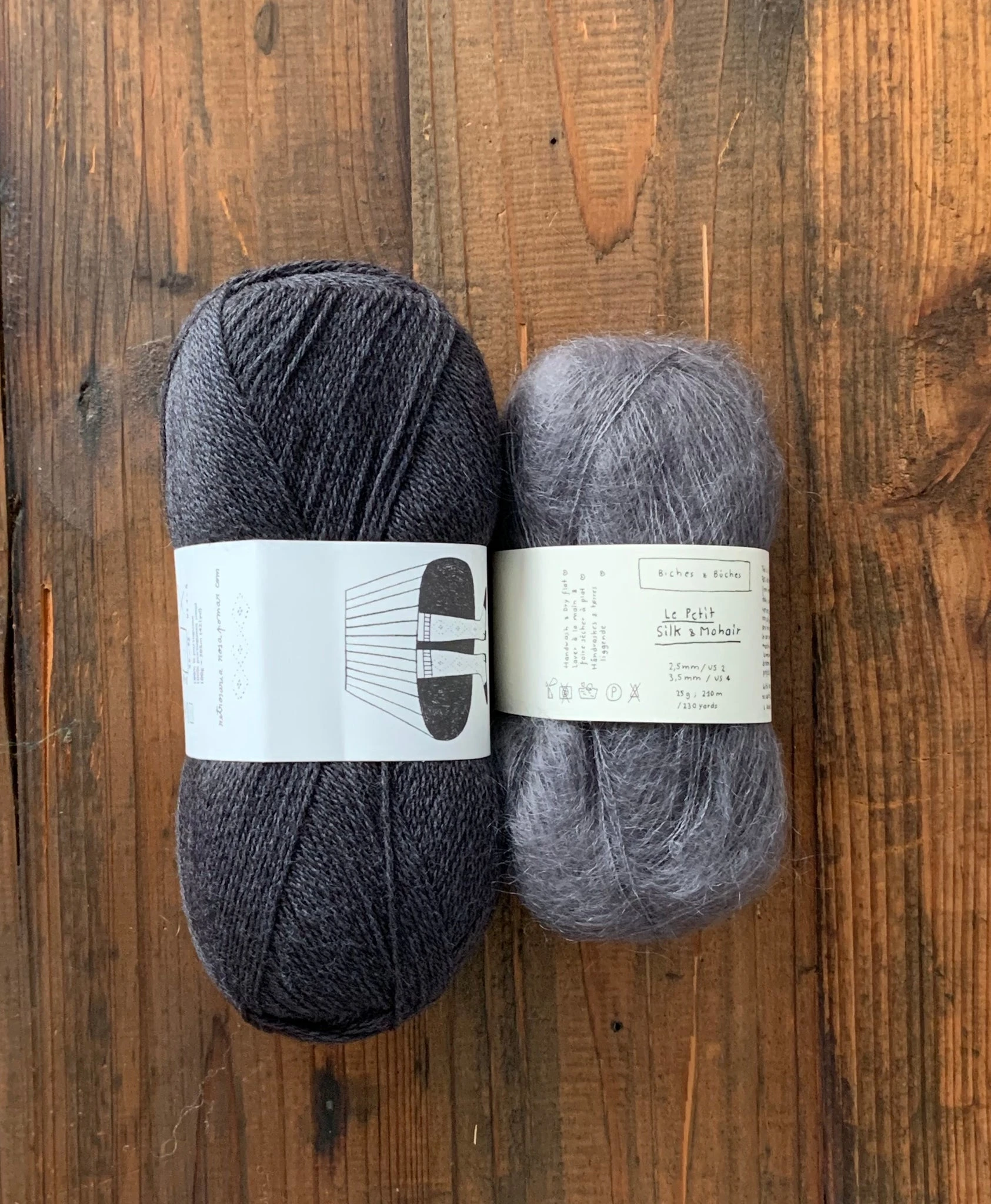 Paloma Sweater Kits - Mondim + Le Petit Silk & Mohair - Farm to Cable Yarns
