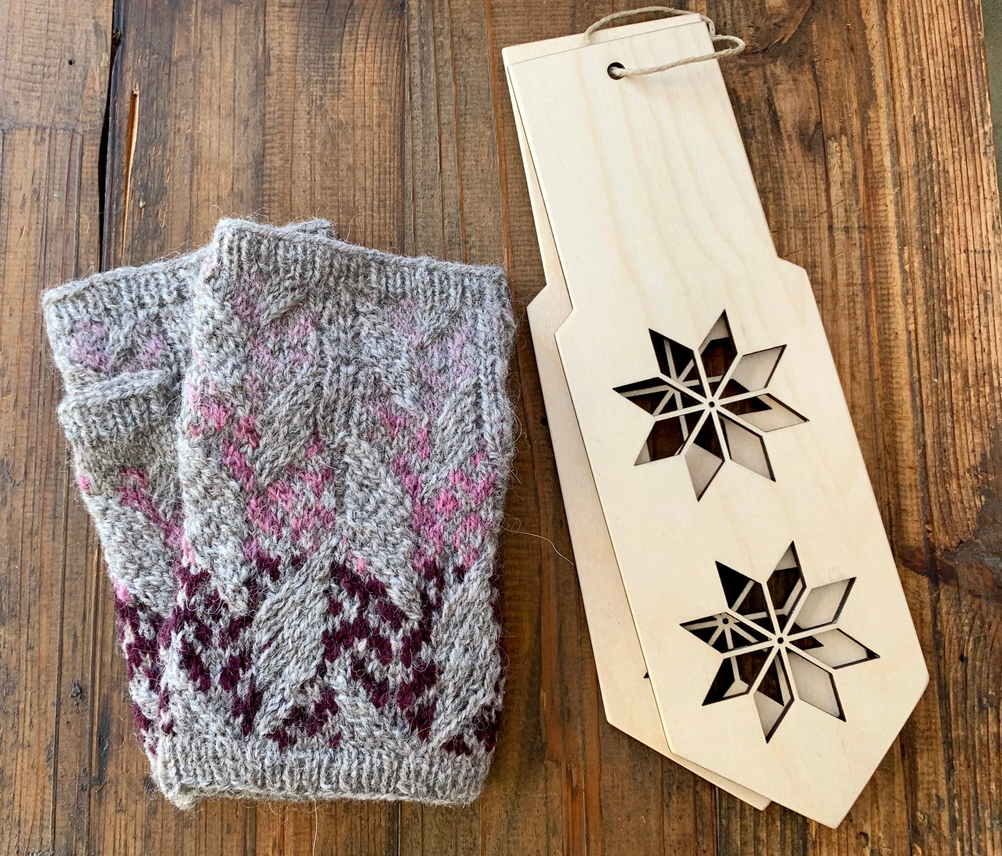 Davvi Mitten Kits - The Little Grey Sheep and Laine Magazine - Farm to Cable Yarns