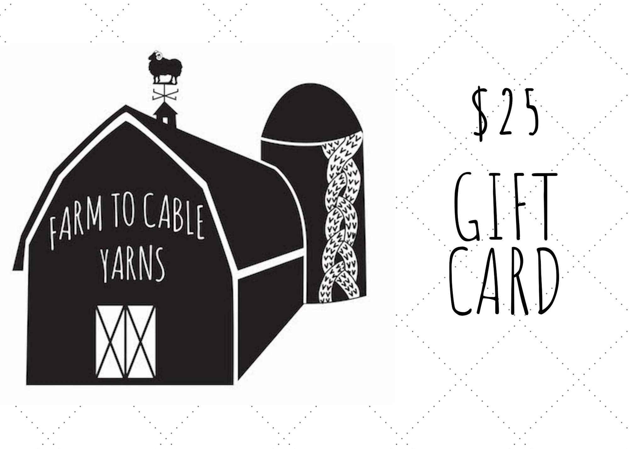 Gift Card - Farm to Cable Yarns