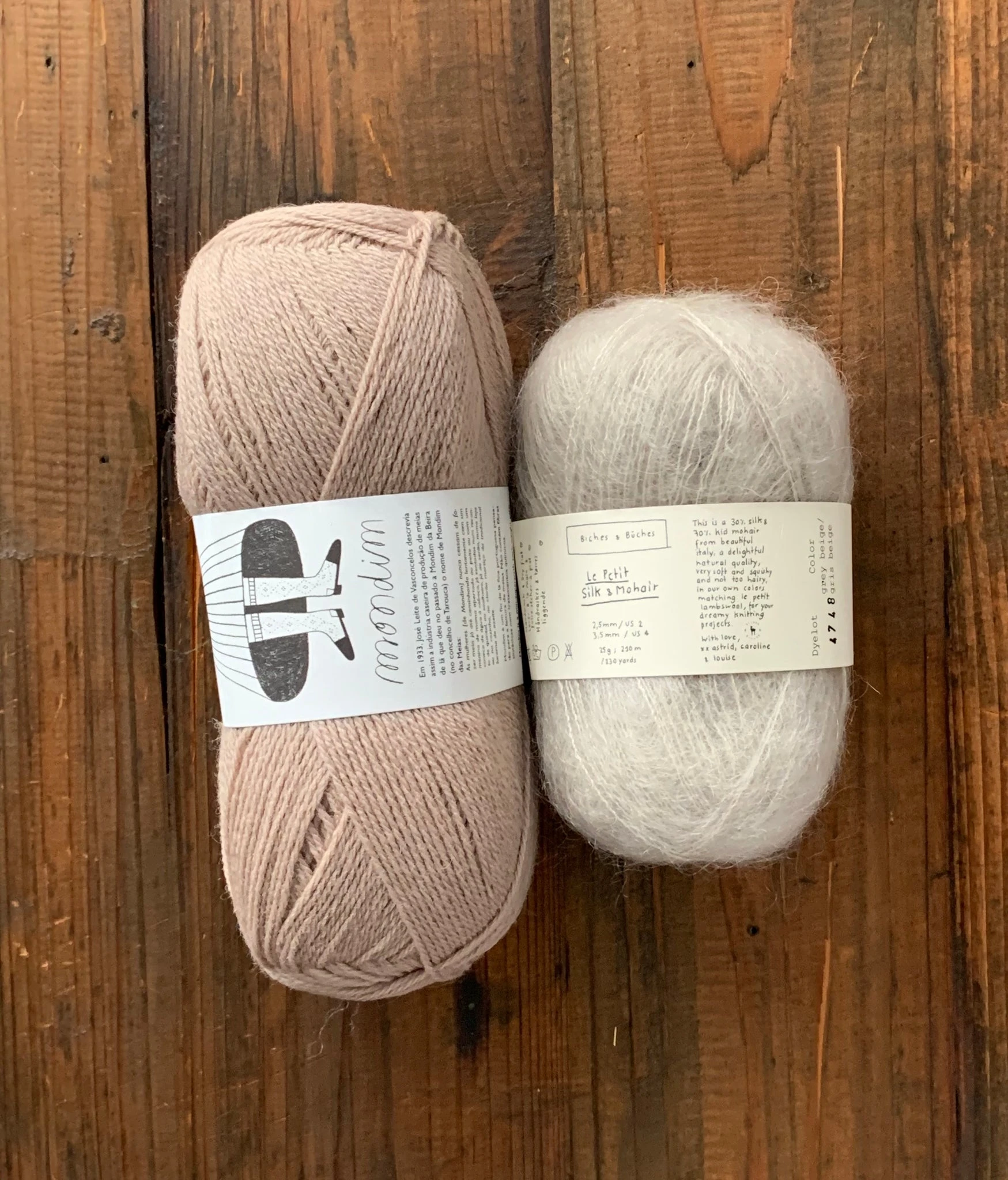 Paloma Sweater Kits - Mondim + Le Petit Silk & Mohair - Farm to Cable Yarns