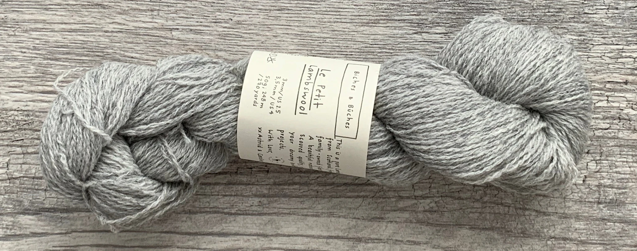 BICHES & BÛCHES - LE PETIT LAMBSWOOL - Farm to Cable Yarns