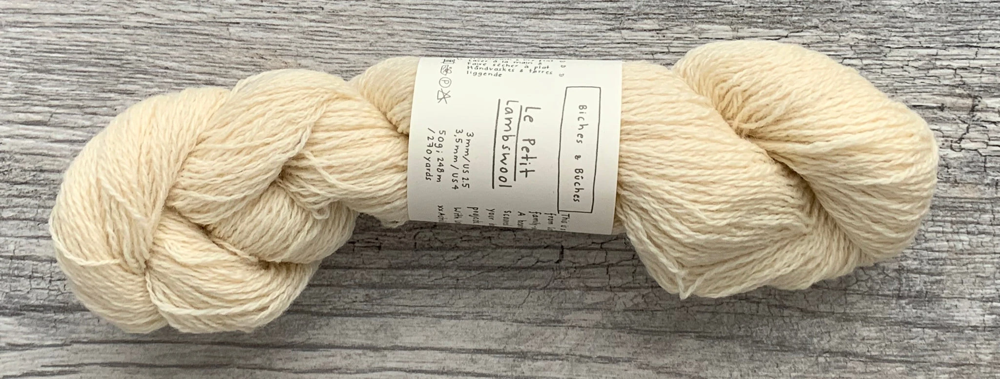 BICHES & BÛCHES - LE PETIT LAMBSWOOL - Farm to Cable Yarns