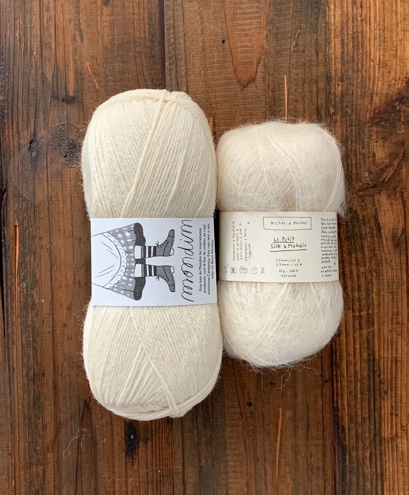 Paloma Sweater Kits - Mondim + Le Petit Silk & Mohair - Farm to Cable Yarns