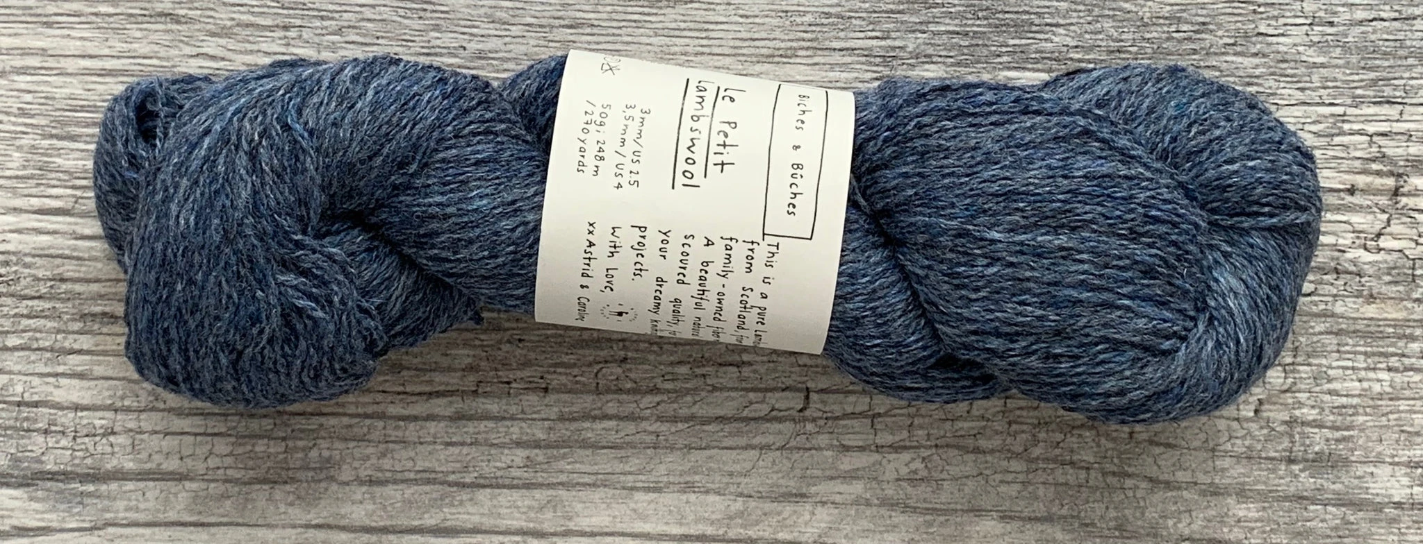 BICHES & BÛCHES - LE PETIT LAMBSWOOL - Farm to Cable Yarns