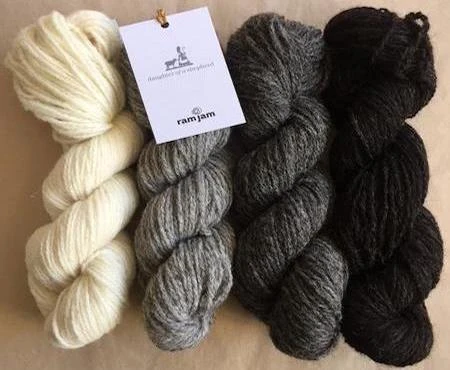Uyea Hat Kit - Daughter of a Shepherd Ram Jam - Farm to Cable Yarns